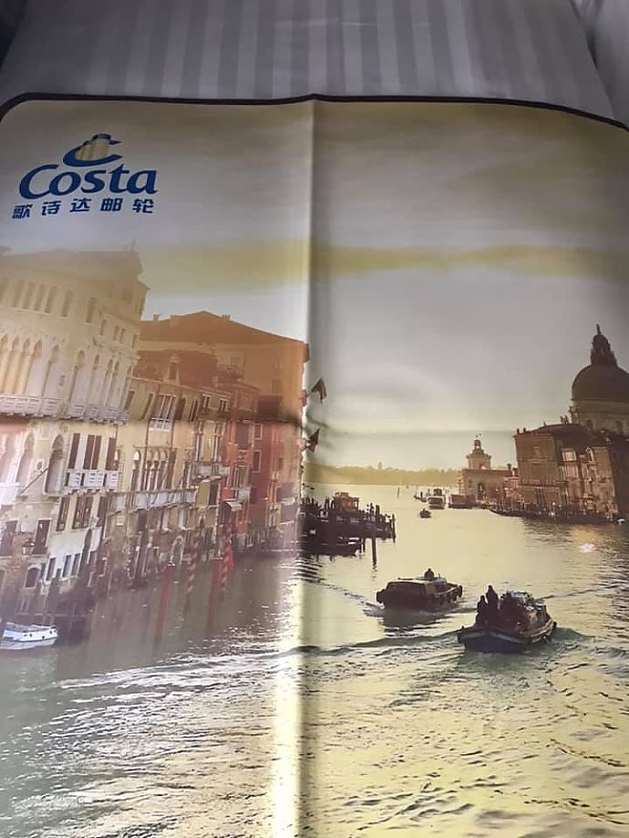 Costa Venezia - innagural - krst ladje