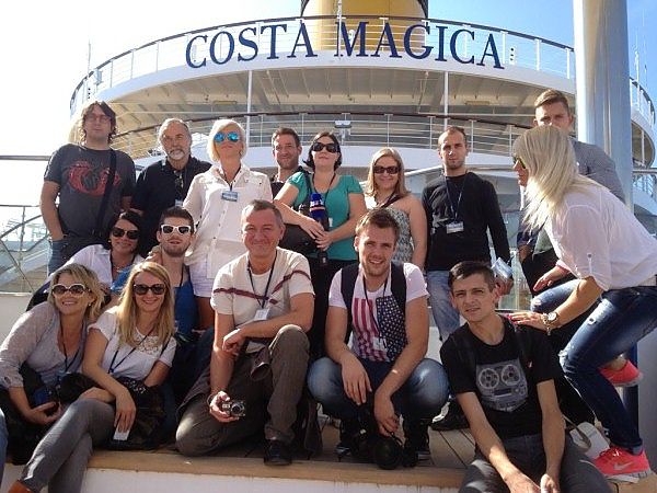 Neisha - Tiskovna konferenca za novi album na ladji Costa Magica!