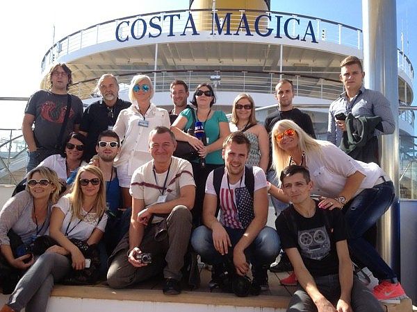 Neisha - Tiskovna konferenca za novi album na ladji Costa Magica!